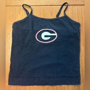 Black Tank Top with UGA Logo